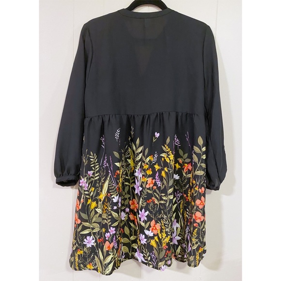 Old Navy Floral Print Georgette Swing Dress - Picture 3 of 7